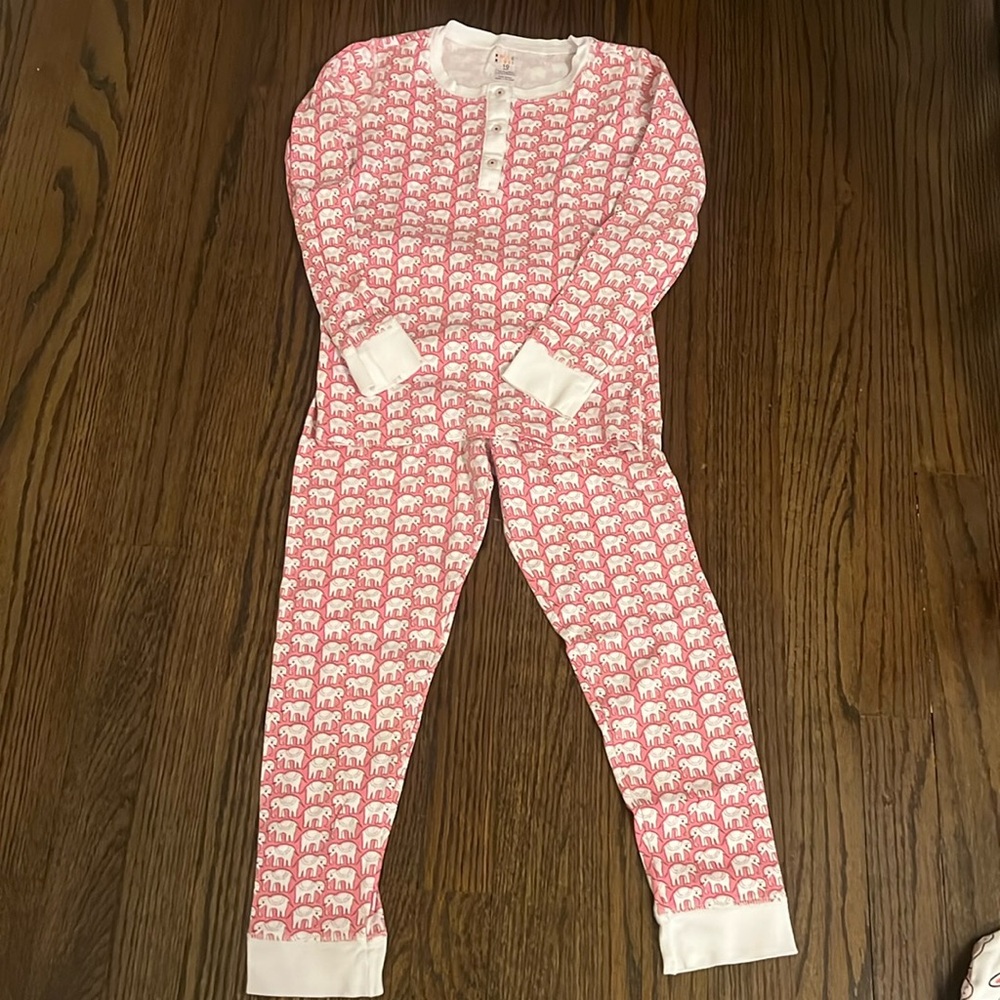 Roller Rabbit size 10 elephant pajamas.